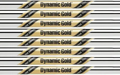 True Temper Dynamic Gold Tour Issue X100 (X-Stiff) Shafts 3-PW .355 Taper Tip • $359.92