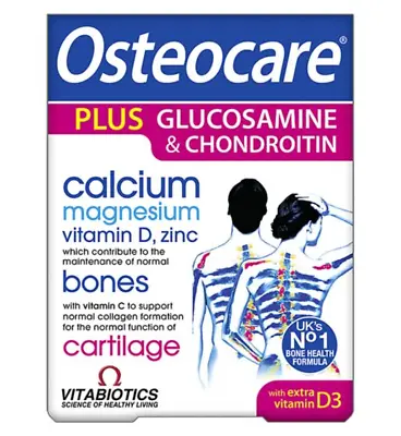 £15.29 • Buy Vitabiotics Osteocare Glucosamine & Chondroitin Tablets - 60  - New In Box