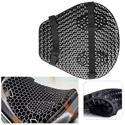 Motorcycle Seat Cushion Gel Shock Absorption 3D Honeycomb Motorbike Seat Pad ↫ • $29.44