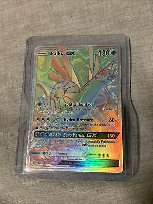 Palkia GX 132/131 Rainbow Secret Rare - Pokémon Card Forbidden Light • $17