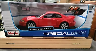 Maisto 2003 '03 Ford Mustang Cobra SVT Terminator  Special Edition Red • $80