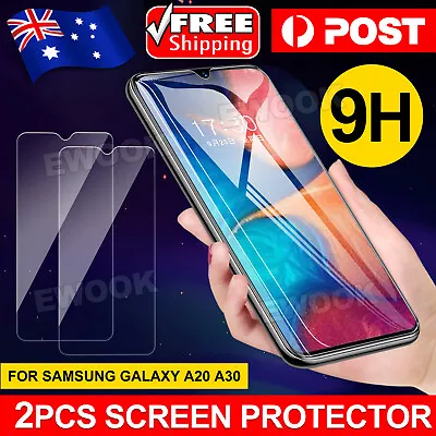 2 Pcs Hd Premium Tempered Glass Screen Protector For Samsung Galaxy  A20 A30 • $4.35