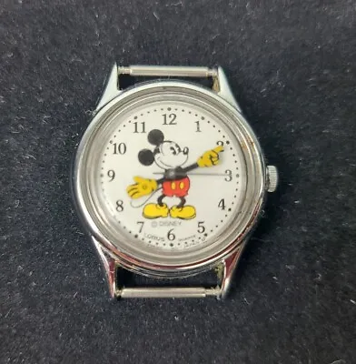 Vintage Disney Lorus Quartz Mickey Mouse Wrist Watch Japan • $23.72