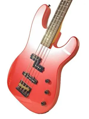 Fernandes Electric Bass PJS-50 LIMITED EDITION PJS-50 Medium Scale Metallic Pink • $503.21