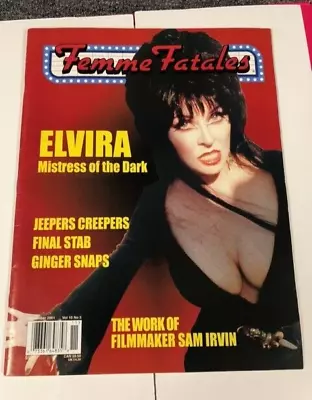 Femme Fatales Magazine Elvira Mistress Of The Dark Vol. 10 #5 • $30