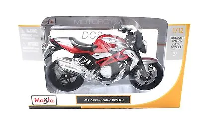 Misto Motorcycle Bike MV AGUSTA BRUTALE 1090 RR 1/12  DIECAST 20-11097 • $9.95