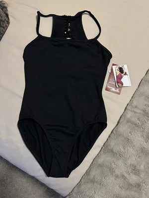 £15 • Buy Mirella Leotard Size M Ladies Knot Back Brand New Black 
