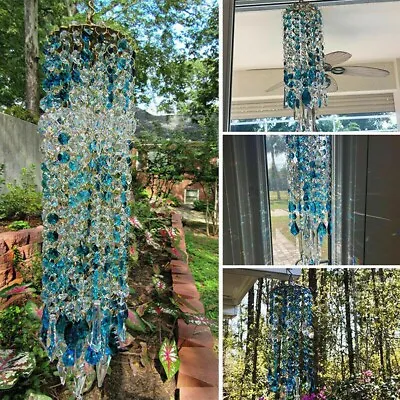 Decoration Wind Chimes Garden Hanging Home Lawn Living Ornament Outdoor • £16.38