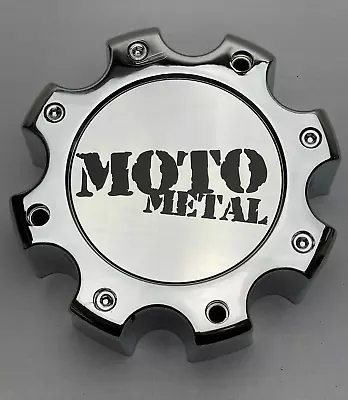 *USED Moto Metal Chrome 8 Lug Wheel Center Cap SCREWS NOT INCLUDED 845L172R • $18.99