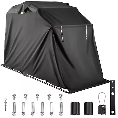 VEVOR Large Motorcycle Shelter Shed Cover Storage Tent Strong Safe Garage • $179.99