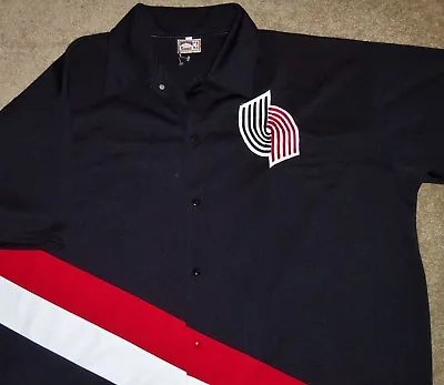 Vtg Authentic Portland Trail Blazers Mitchell & Ness Warm-up Jacket 56 Sewn! • $199.99