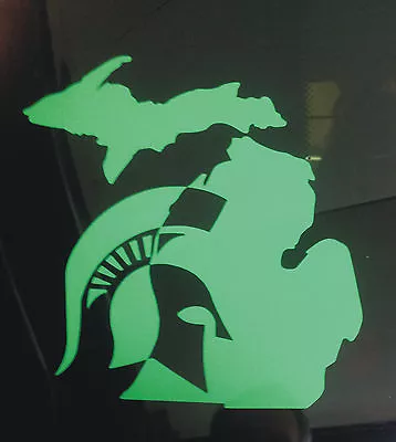 MICHIGAN STATE SPARTY VINYL DECAL -    BUY2 GET 3rd FREE (same Size)  • $16.74