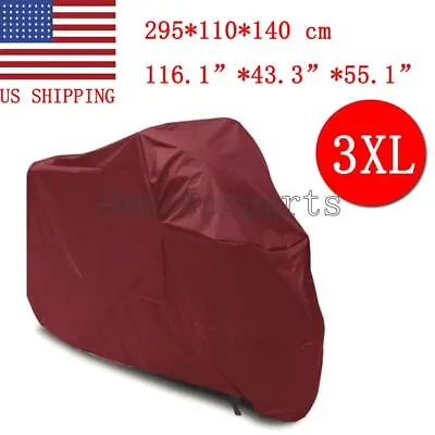 XXXL Motorcycle  Cover For Harley Davidson Street Glide FLHX Touring • $29.80