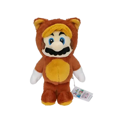 8  Super Mario Bros Soft Raccoon Mario Plush Stuffed Doll Toys Kid Birthday Gift • £7.99