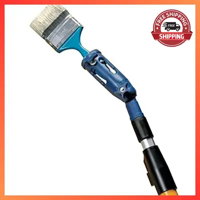 Multi-Angle Paint Brush Extender Paint Roller Extension Pole Clamping Tool • £12.92