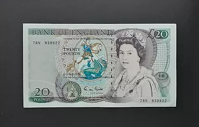 Bank Of England Old Twenty £20 Pound Note Shakespeare Gill 78N • £45