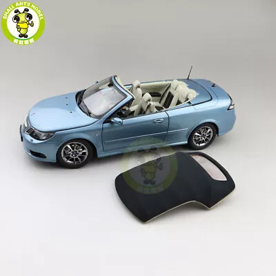 1/18 SAAB 93 9-3 Convertible Roadster Blue Diecast Model Toys Car Gifts • $101.92