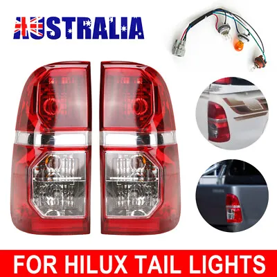 $36.79 • Buy Pair Of LED Tail Lights Left & Right Rear Lamp For Toyota Hilux SR SR5 2005-2015