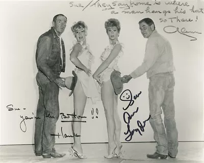 $8.42 • Buy Sue Ane Langdon Signed - Henry Fonda And Glenn Ford - The Rounders  - 8 1/2 X 11