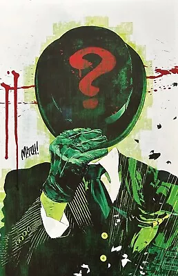 MITCH GERADS Rare RIDDLER Art Print SIGNED Limited COVER Batman LAST TWO • $23.99