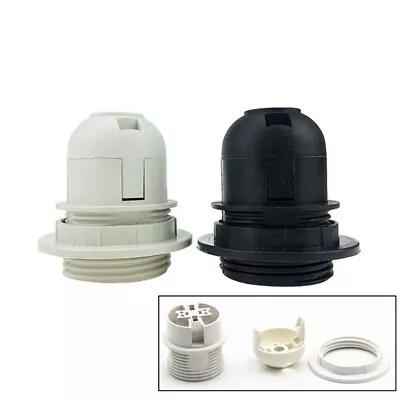 E27 Pendant Fitting In Bulb Holder Socket Lampshade Edison Screw For Lamp Retro • £3.76