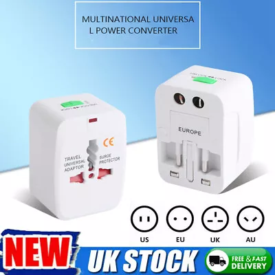 £6.69 • Buy US/UK/AU/EU Universal International Travel Power Adapter Convertor Plug Power