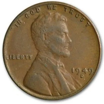 $1.85 • Buy 1949 D Lincoln Wheat Penny - G/VG