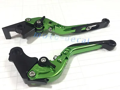 CNC Brake&Clutch Foldable Extendable Lever For 1990-2001 1999 Ninja ZX11/ZX1100 • $33.65