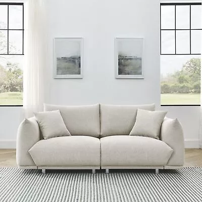 78.8'' Modern Couch For Living Room SofaSolid Wood Frame And Stable Metal Legs • $659