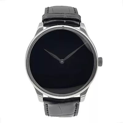 H. Moser Cie Venturer Vanta Black Stainless Steel 43mm Manual Wind Men’s Watch • $17995