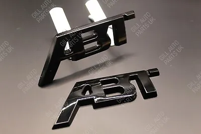 Gloss Black ABT Big Front Grille And Rear Boot Badge SET For Audi VW Seat Skoda • £24.95