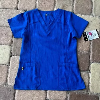 Wonder Wink Scrub Top 2XLarge Royal New With Tags • $13