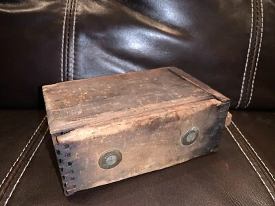 Antique Ford Model T A Ignition Buzz Coil Battery Wood Wooden Box • $34.99