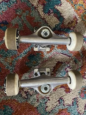 Independent 139 Skateboard Trucks With DGK Wheels Bearings Hardware Skate GC • $37.99