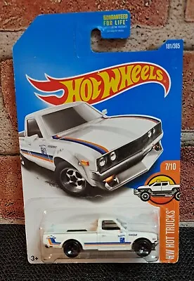 Hot Wheels White Datsun 620 HW Hot Trucks Series • $2.99