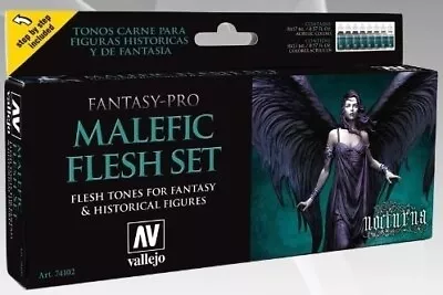 VAL74102 - AV Vallejo Fantasy Set - Malefic Flesh • £14.39