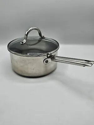 Wolfgang Puck 2qt Saucepan Stainless Steel Bistro Signature Collection W Lid • $20