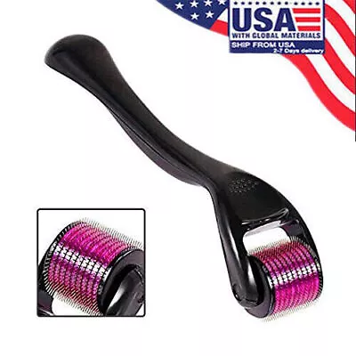 540 Titanium Microneedle Scar Derma Roller Dermaroller Beard Regrowth Hair Loss • $4.59