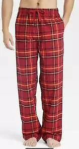 Goodfellow Men's Big & Tall Red Plaid Flannel Cotton Pajama Pants 2XL 3XL Tall • $5.50