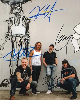 Metallica Band Signed 8x10 Photo Reprint Autographed Lars Ulrich James Hetfield • $8.49