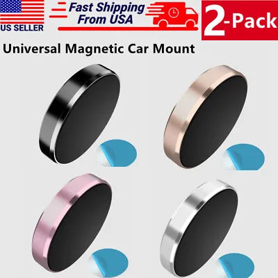 2 Pack Universal Magnetic Car Mount Cell Phone Holder Stand Dashboard For Phone • $4.49