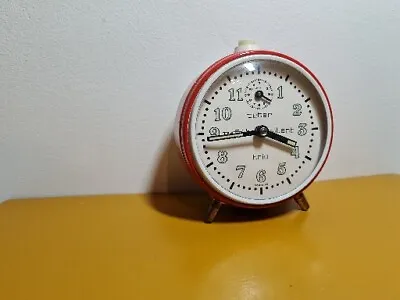 1970's Vintage German PETER TRIO PERFEKT SILENT Alarm Repeat Clock   • £110