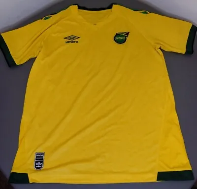 Jamaica Umbro Home Football Shirt 21/22 Men's Medium Reggae Boyz Good Condition • £24.99