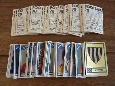 Panini Football 78 Stickers - Nos 251-525 - VGC! - Pick Your Stickers! 1978 • $2.11