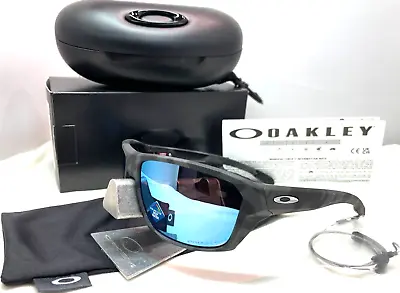 Oakley Split Shot Matte Black Camo Prizm Deep Water Polarized 9416-28 Sunglasses • $158