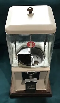 $129.99 • Buy Vintage Northwestern 1 Cent  Glass Globe Gum Ball  Candy Vending Machine Working