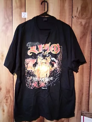 Dio Last In Line Tour Vintage T Shirt Rock Band Concert 2 Sided 2XL XXL • $39.99