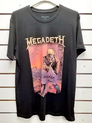 Megadeth T Shirt New Official Peace Sells Backprint Size XL Rock Metal • £19