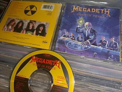 CD : MEGADETH : Rust In Peace ('90/THRASH-METAL/Dave Mustaine/Metallica/Slayer) • £8.55