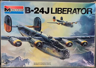 1:48 Monogram 85-5601 WWII B-24J Liberator Bomber Airplane Model Kit PM0636 • $48.38